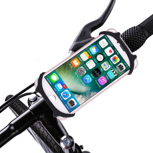 Silicone bicycle mobile phone bracket motorcycle shockproof anti-shake car bracket