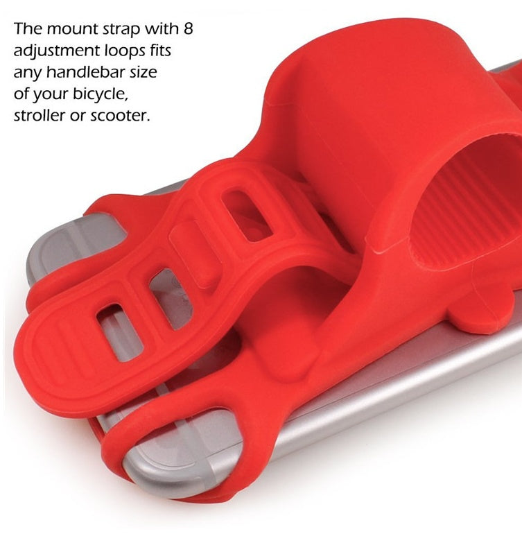 Silicone bicycle mobile phone bracket motorcycle shockproof anti-shake car bracket