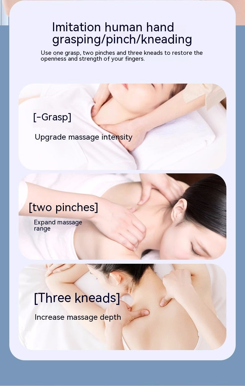 Cervical Oblique Muscle Massager Shoulder Hot Compress Rechargeable Massage Shawl Neck