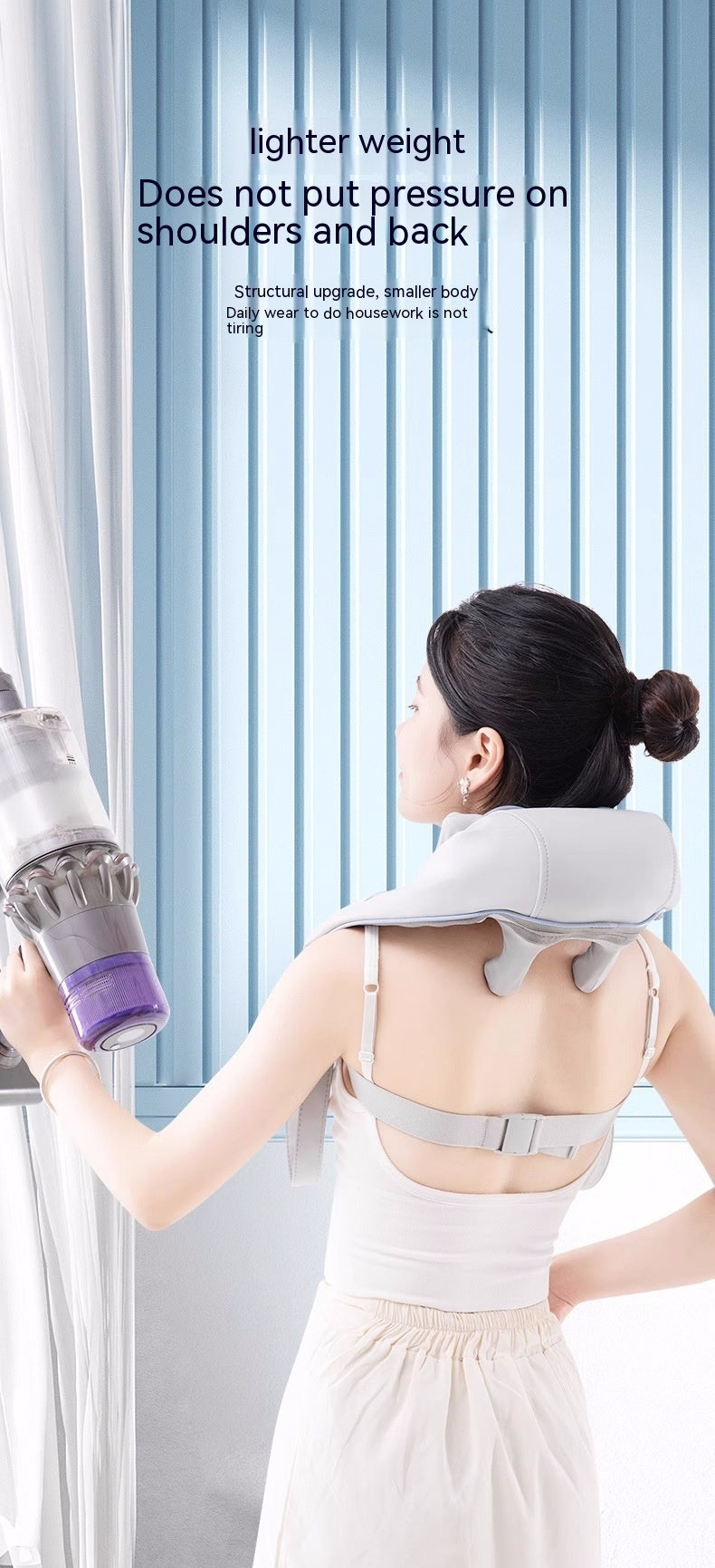 Cervical Oblique Muscle Massager Shoulder Hot Compress Rechargeable Massage Shawl Neck