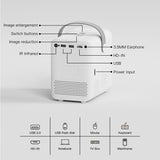 P10 2023 New Super Clear Cross-border Household Mini Portable LCD Projector Android Projector Outdoor