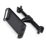 Space aluminum alloy car rear seat headrest mobile phone flat navigation bracket does not block the button