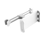 Space aluminum alloy car rear seat headrest mobile phone flat navigation bracket does not block the button