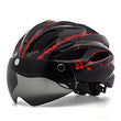 Bicycle Riding Protective Helmet Belt Goggles
