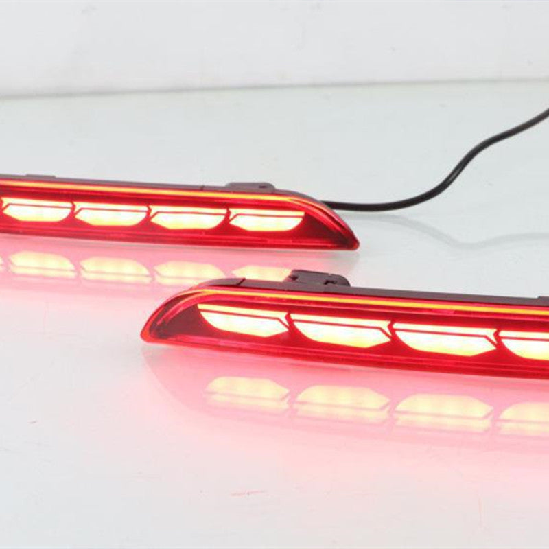 Car Modified Rear Bumper Lights Turn To Streamer Function