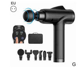 LCD Massage Fascia Gun Slimming Body Muscle Relaxation Back Muscle Deep Shoulder Massager Tissue Foot For Neck Vibration Le K6J0