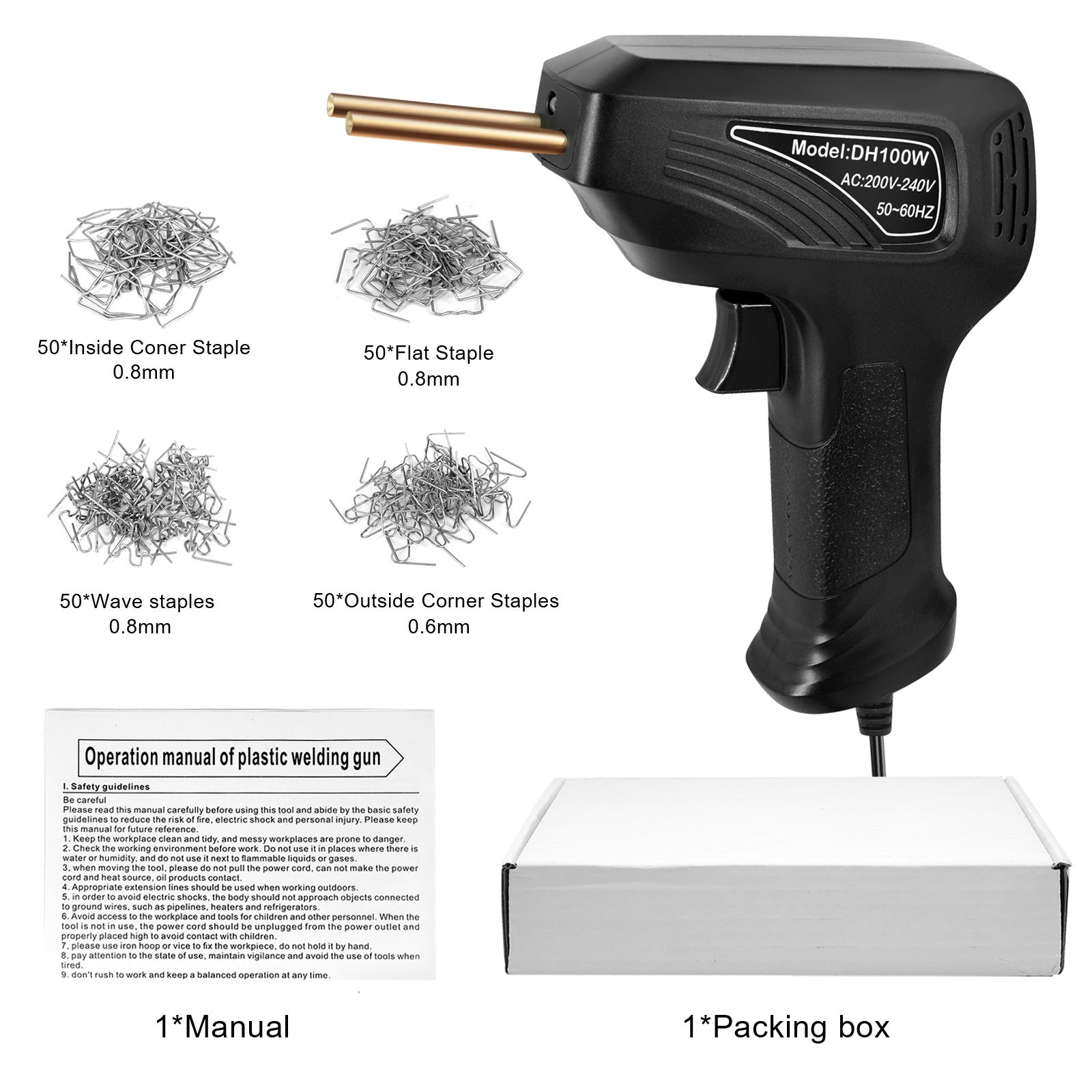 Grid Car Bumper Repairing Machine Plastic Bumper Welding Gun