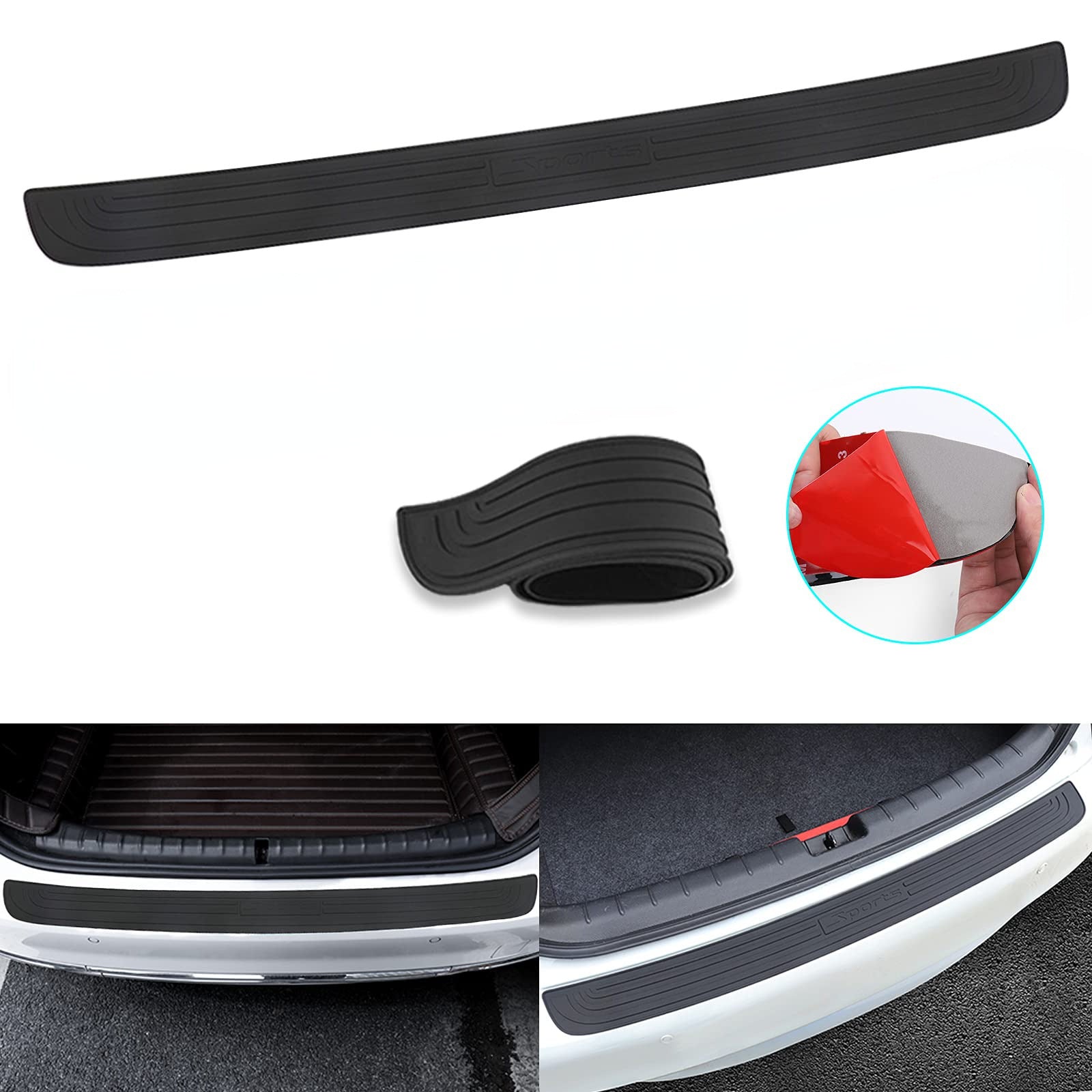 Car Trunk Threshold Bar Bumper Rear Screen Protector