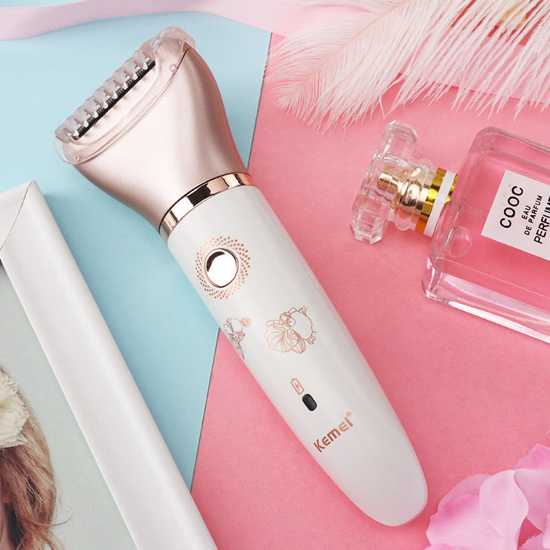 Electric hair removal device for ladies