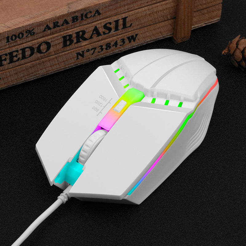 Wired Mouse Usb Glowing Computer Competitive Game