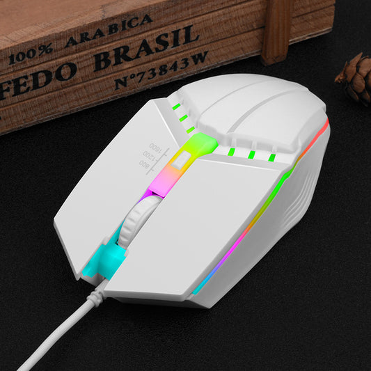 Wired Mouse Usb Glowing Computer Competitive Game