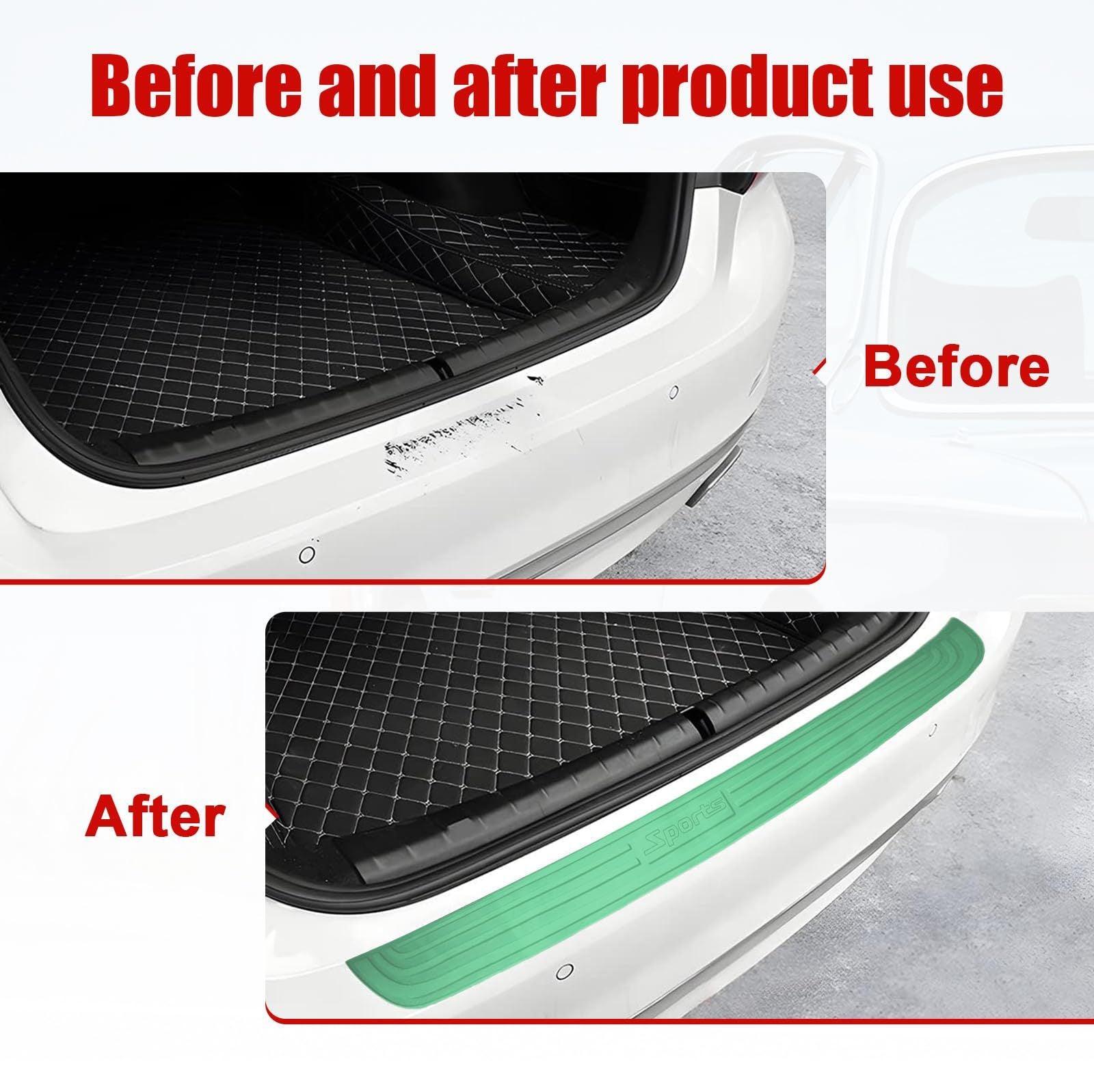 Car Trunk Threshold Bar Bumper Rear Screen Protector