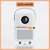 P10 2023 New Super Clear Cross-border Household Mini Portable LCD Projector Android Projector Outdoor